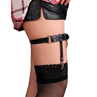 Subblime Giarratella Punk in Pelle Regolabile Nera Taglia Unica